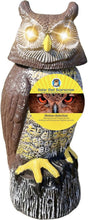 Load image into Gallery viewer, Solar Owl Guardian with Motion Detector &amp; Flashing Eyes - Outdoor Decoration