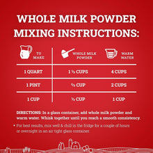 Load image into Gallery viewer, Whole Milk Powder 25LB BULK - 100% Hormone-Free &amp; Nutritious Cooking Essential