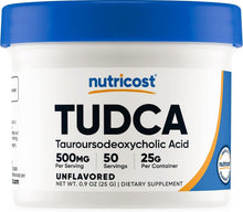 Load image into Gallery viewer, High Quality 25g Tudca Powder, Non-GMO &amp; Gluten-Free – 50 Servings Per Bottle