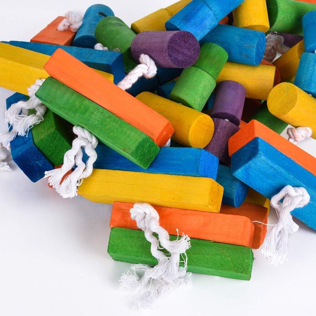 Unique 26.5" Parrot Chewing Toy - Perfect for Reducing Aggression in Birds