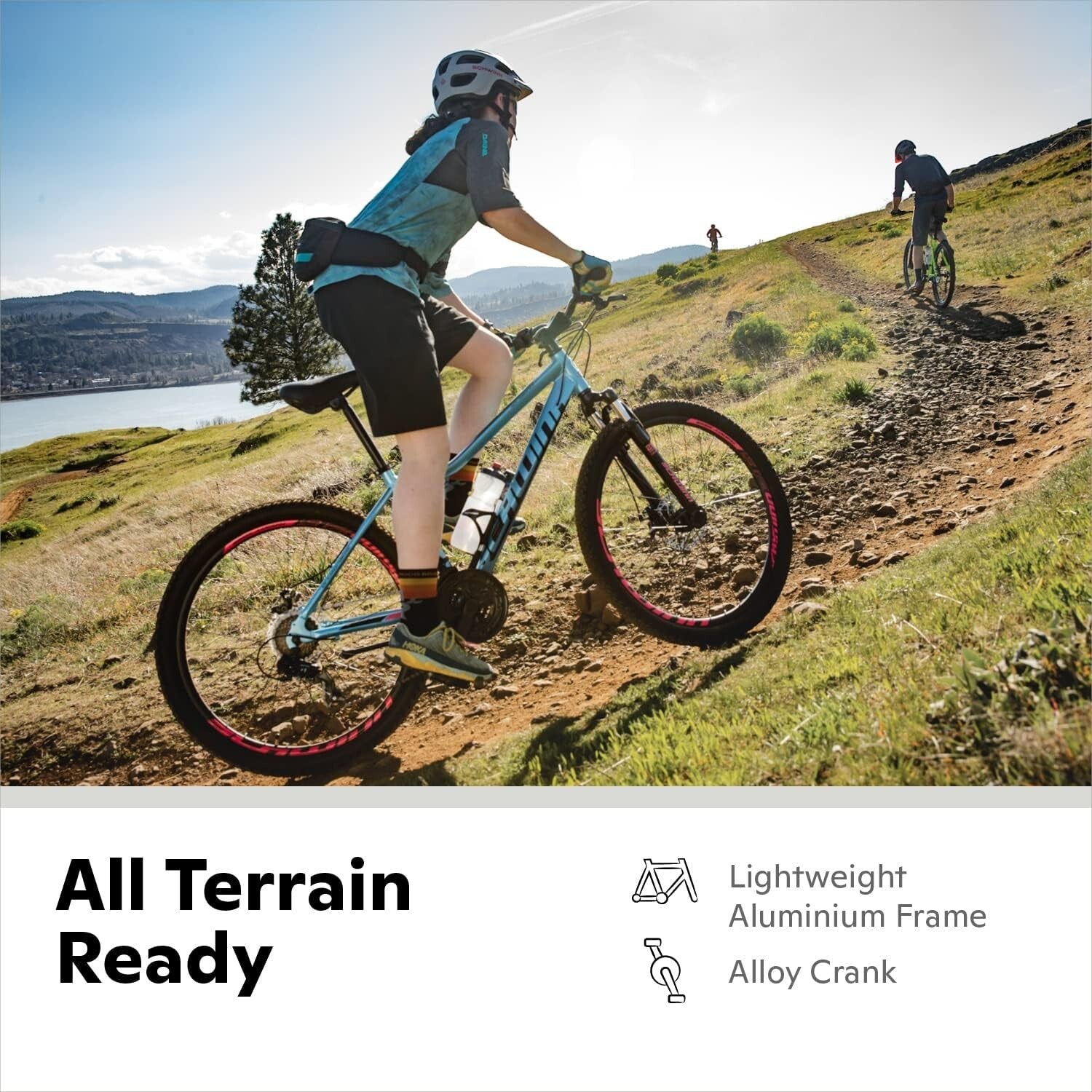 Sturdy 26-Inch Mountain Bike - Ideal for All Terrains, Includes Front Suspension