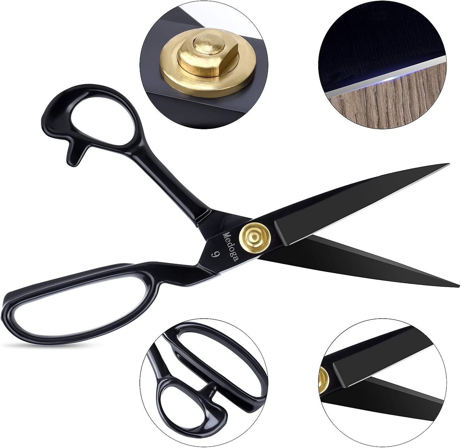 Sewing & Quilting Essential Kit: 104-Piece Rotary Cutter with Ruler & Clips