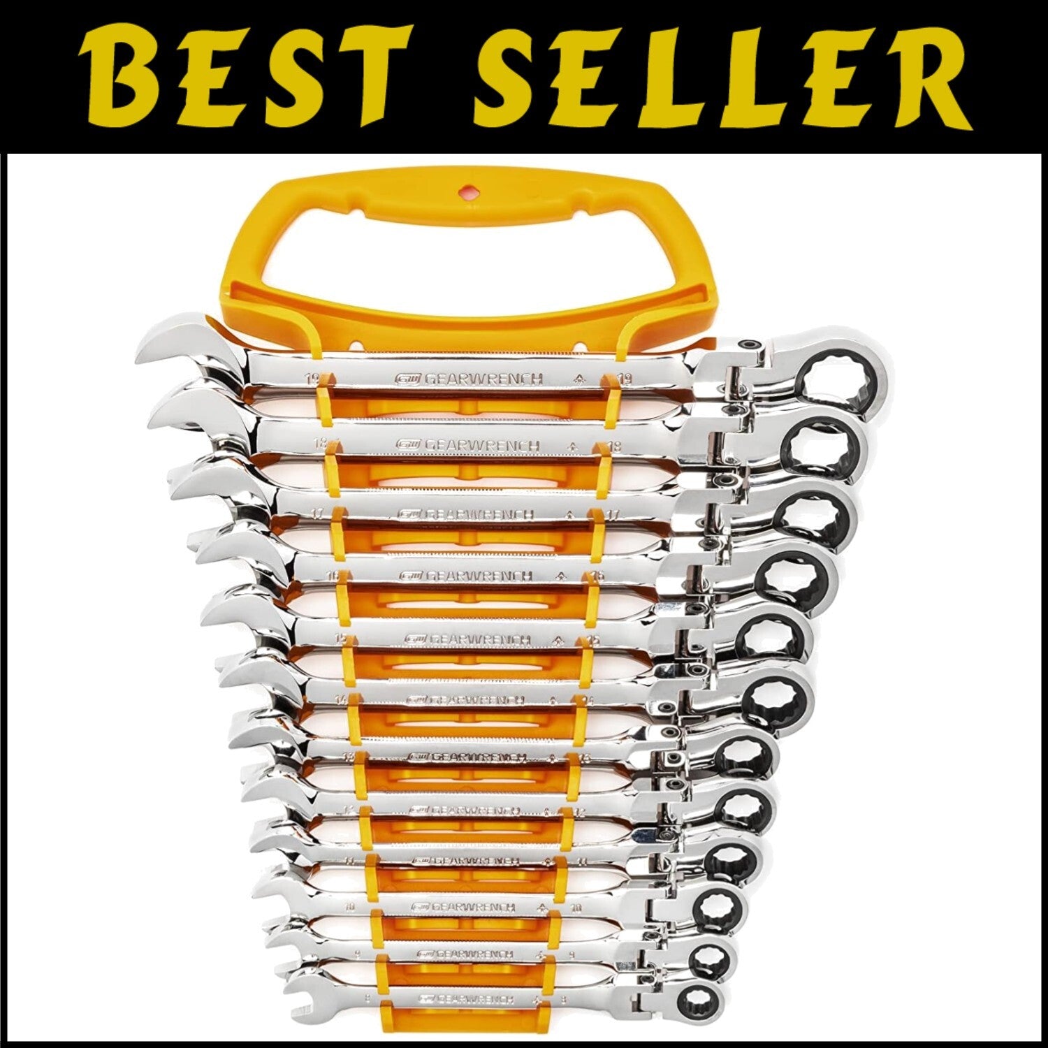 Precision 12-Piece Metric Wrench Set with 72-Tooth Mechanism for Tight Spaces