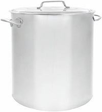 Load image into Gallery viewer, Commercial Quality 30 Quart Stainless Steel Stock Pot with Riveted Handles