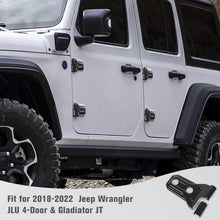Load image into Gallery viewer, Carbon Fiber Grain Door Hinge Cover Trim for Jeep Wrangler &amp; Gladiator (8-pack)