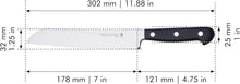 Load image into Gallery viewer, Classic 7-Inch Bread Knife - German Engineered for Precision &amp; Durability