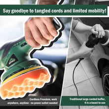 Load image into Gallery viewer, Lightweight 12V Cordless Buffer - 6 Variable Speeds for Ultimate Car Detailing