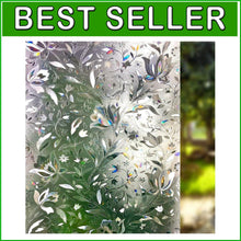 Load image into Gallery viewer, Rainbow Tulip 3D Window Film - Energy Saving UV Protection, Static Cling