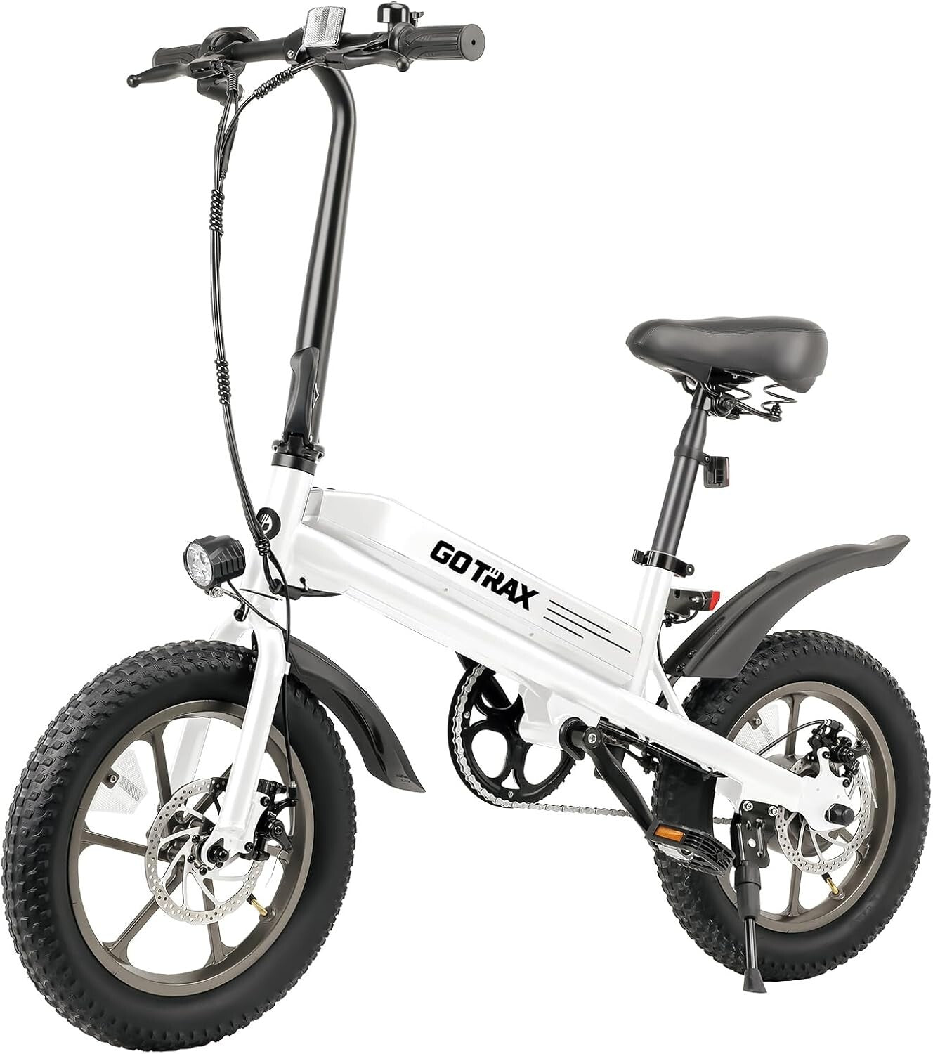 Eco-Friendly 16x3.0 Electric Bike with 25-Mile Range, Perfect for Teens & Adults