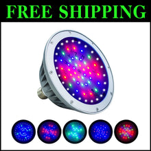 Load image into Gallery viewer, Vibrant RGBW 120V LED Pool Bulb - 40W Waterproof Light for Inground Pools
