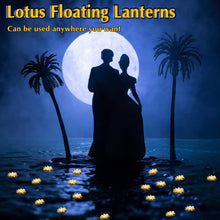Load image into Gallery viewer, Elegant 24 Pcs Floating Lotus Lights with Remote Control for Garden Parties