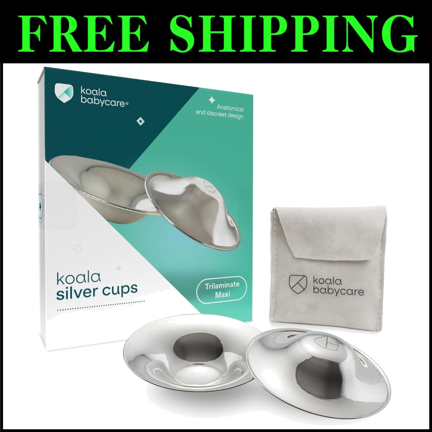 Silvery Comfort: Maxi Nipple Shields for Effortless Breastfeeding Experience