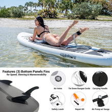 Load image into Gallery viewer, Lightweight 10'6" Paddle Board with EVA Deck - Ideal for Family Fun &amp; Adventure