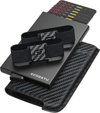 Load image into Gallery viewer, Lightweight Aluminum Card Holder Wallet - Holds 14 Cards, Pop-Up Design