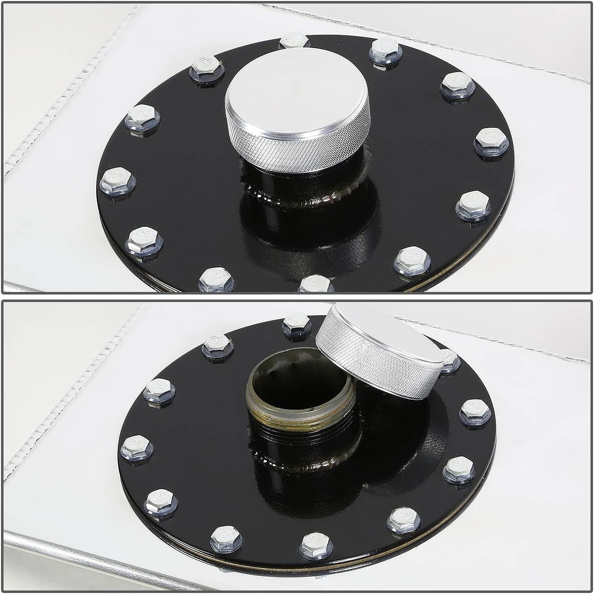 Universal Fit 17 Gallon Aluminum Fuel Tank - Perfect for Racing Applications