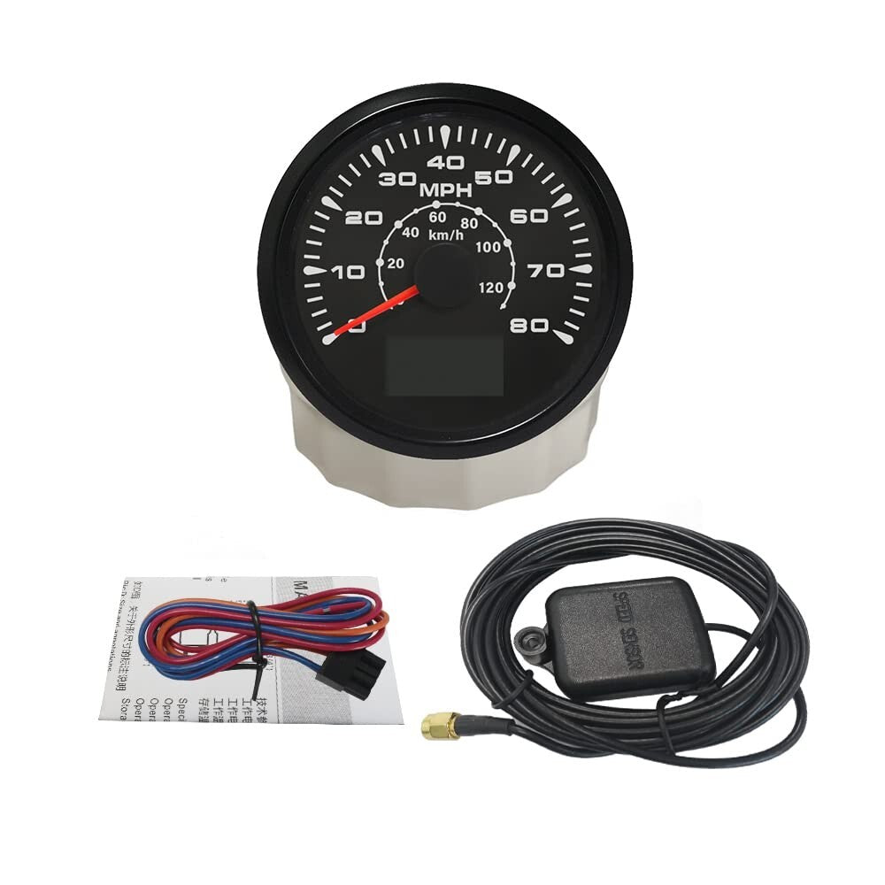 High-Performance GPS Speedometer Odometer for ATV/UTV - 85mm Waterproof Gauge