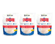Load image into Gallery viewer, 16 Oz Pouch 3 Pack - Real Salt, Unrefined Mineral Sea Salt with Trace Nutrients