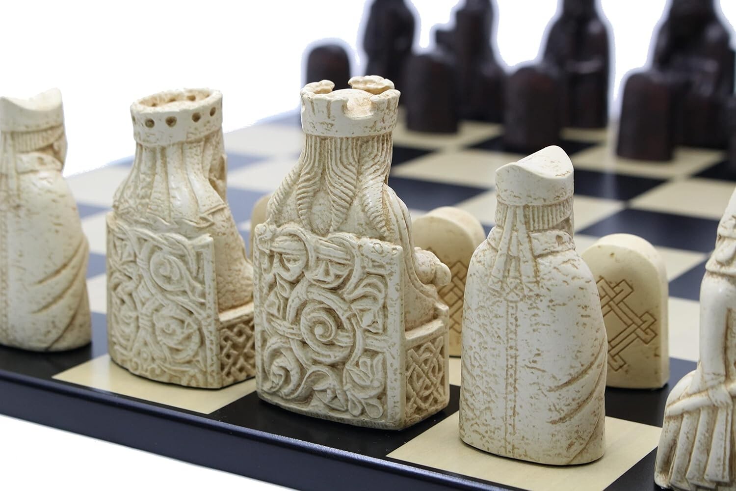 Authentic Isle of Lewis Chessmen - British Made with Superb Gift Packaging