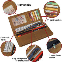 Load image into Gallery viewer, Luxury Engraved Long Wallet for Men - Personalized Gifts for Fathers and Sons