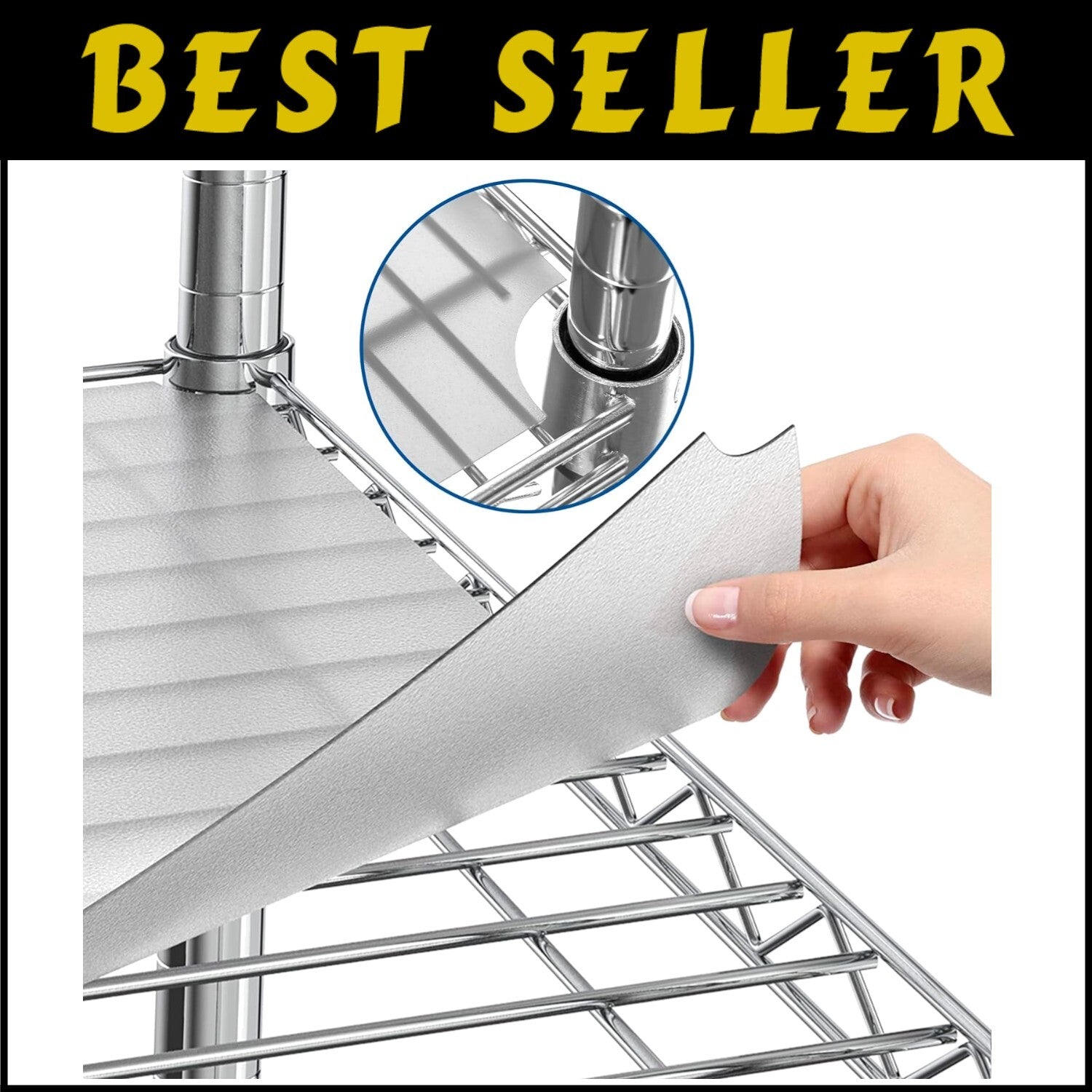 4-Pack Clear Plastic Shelf Liners 18 x 48 - Elegant Protection for Wire Shelving