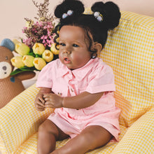Load image into Gallery viewer, Realistic 20-Inch African American Reborn Doll with Soft Body - Perfect Gift Set