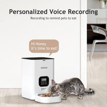 Load image into Gallery viewer, High-Capacity Cat &amp; Dog Feeder - Automatic Portion Control &amp; Voice Feature