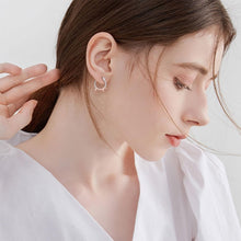 Load image into Gallery viewer, Cute Sterling Silver Dachshund Hoop Earrings - Perfect Jewelry Gift for Her