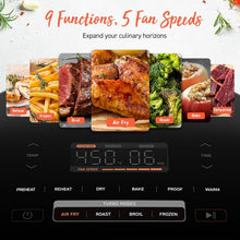 Load image into Gallery viewer, TurboBlaze 6-QT Air Fryer – 9 Functions &amp; Precise Temperature Control, Less Oil