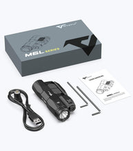 Load image into Gallery viewer, Picatinny M-LOK Tactical Flashlight with Touch Pad &amp; 2400 Lumens Light Power