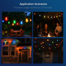 Load image into Gallery viewer, Brighten Your Outdoors with 48-Piece S14 LED String Lights - Multicolor Magic