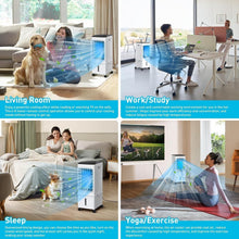 Load image into Gallery viewer, 3-in-1 Portable Evaporative Air Cooler with 9.5L Water Tank &amp; Remote Control