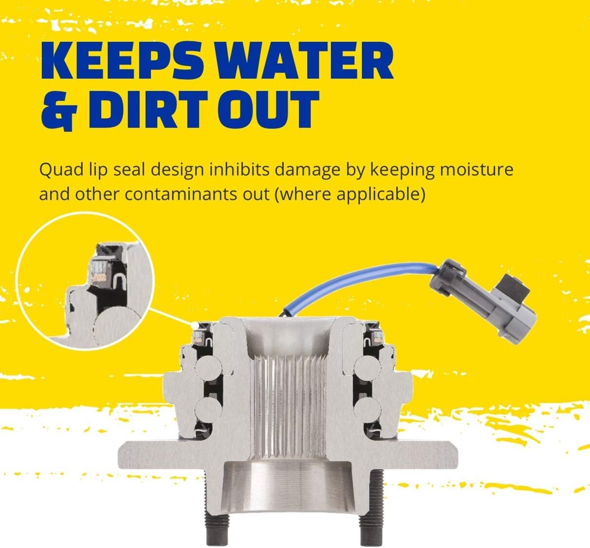 Durable Steel Wheel Bearing Hub Assembly for Ram 1500 - Easy Installation