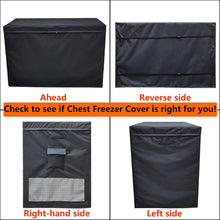 Load image into Gallery viewer, Durable Waterproof Freezer Cover with Easy Access Zipper - 14-16 cu ft Capacity