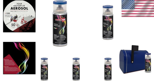 Dynamic Multi-Purpose Signal Blue Acrylic Spray Paint for All Surfaces, 10.4oz