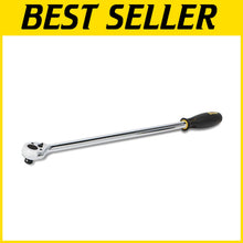 Load image into Gallery viewer, Mechanics-Grade 1/2-Inch Drive x 24-Inch Ratchet with Low Tooth Count for Torque