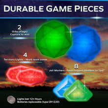 Load image into Gallery viewer, Glow Capture The Flag Starter Set with Game Pieces | Perfect for 8+ Players