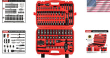 Load image into Gallery viewer, Durable Impact Socket Tool Set - 186 Pieces with Ratchet Wrench &amp; Extension Bars