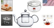 Load image into Gallery viewer, Durable Dishwasher Safe Glass Teapot with Infuser - Ideal Gift for Tea Lovers