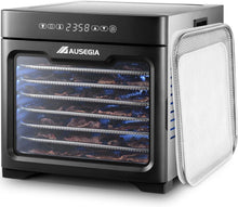 Load image into Gallery viewer, 800W Stainless Steel Food Dehydrator with 8 Trays: Create Healthy Snacks Fast