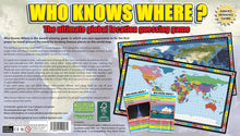 Load image into Gallery viewer, Who Knows Where? - A Fun &amp; Competitive Geography Learning Game for Families
