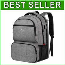 Load image into Gallery viewer, Stylish Water-Resistant Cooler Backpack with Laptop Compartment and USB Charging
