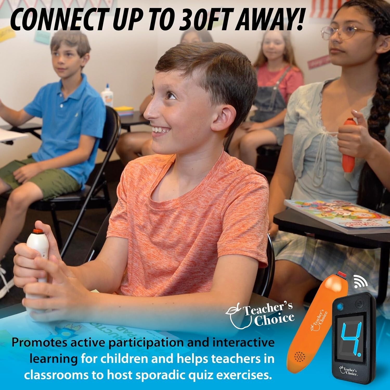 Fast-Action Game Show Experience: 8-Player Wireless Buzzer Console - Ages 12-103