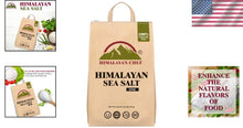 Load image into Gallery viewer, 320 Ounce Gourmet Sea Salt Pack, Pure Fine Grain - Gluten Free, No Additives