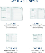 Load image into Gallery viewer, Classic Two Page Per Day Planner for 2025 - Inspiring Daily Organization