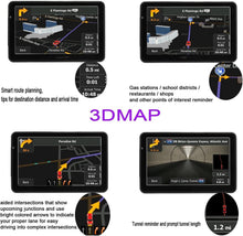 Load image into Gallery viewer, Advanced 7-Inch Car GPS with Real-Time Alerts &amp; Lifetime North America Maps