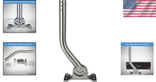 Load image into Gallery viewer, Universal Adjustable Antenna Mount with Rust-Free 304 Stainless Steel Finish