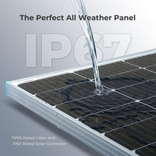 Load image into Gallery viewer, Compact and Lightweight 100W Solar Panel Set - Ideal for RV and Marine Use