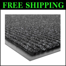 Load image into Gallery viewer, Water-Resistant 4' x 6' Charcoal Indoor/Outdoor Mat - Safe &amp; Easy to Clean