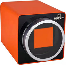 Load image into Gallery viewer, Stylish PU Leather Watch Winder for Automatic Timepieces with Quiet Motor