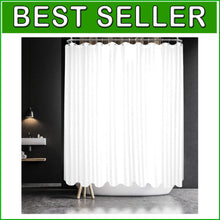 Load image into Gallery viewer, Heavyweight 180 x 84 Waffle Shower Curtain for Clawfoot Tubs - Modern Elegance